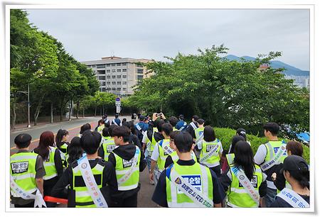 경찰행정학과, 부산진경찰서 합동 순찰 및 캠페인